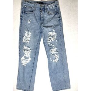 Aeropostale Jeans Women's Size 0R Low Rise Skater Distressed Relaxed Fit
